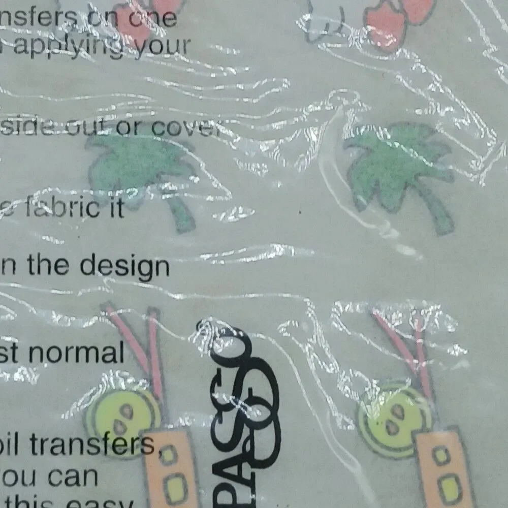 Vintage 80s Iron-on Transfer Sheets Colorful Cartoon & Dinosaurs 4pk Sealed